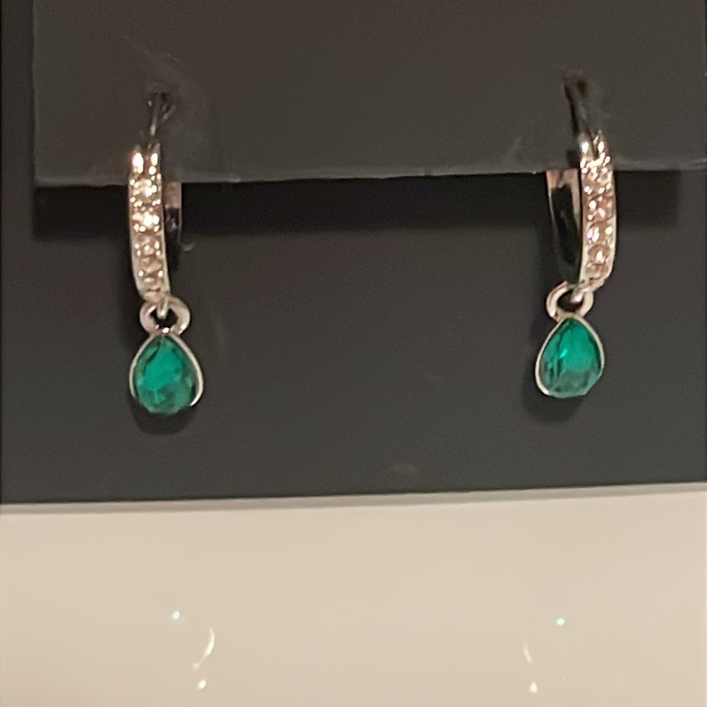 Nwt Authentic Givenchy Silver And Green Statement… - image 5